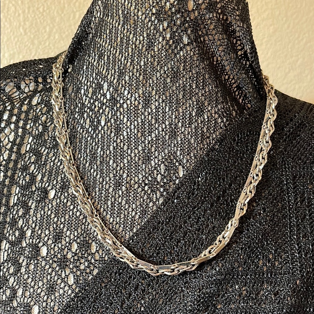 Vintage 12” Silver Chain Necklace c23